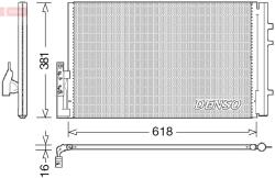 DENSO Condensator, climatizare DENSO DCN05014 (DCN05014)