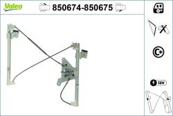 VALEO Mecanism actionare geam VALEO 850674 (850674)