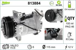 VALEO Compresor, climatizare VALEO 813884 (813884)