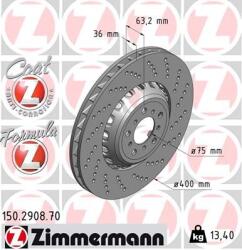 ZIMMERMANN Disc frana ZIMMERMANN FORMULA Z 150.2908. 70 (150.2908.70)