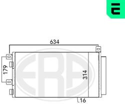 ERA Condensator, climatizare ERA 667051 (667051)