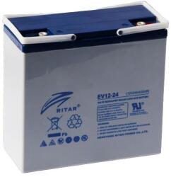 Ritar Оловна Батерия RITAR (EV12-24), AGM, 12V, 24Ah, За електрически колички