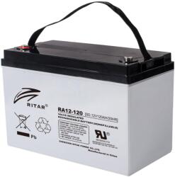Ritar Оловна батерия RITAR (RA12-120), AGM, 12V, 120 Ah, 407/ 177/ 225 mm, F12(M8)