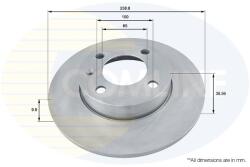 COMLINE Disc frana COMLINE ADC1401 (ADC1401)