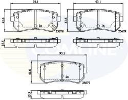 COMLINE set placute frana, frana disc COMLINE CBP32276 (CBP32276)