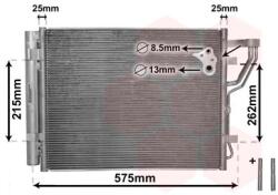 VAN WEZEL Condensator, climatizare VAN WEZEL 82005189 (82005189)