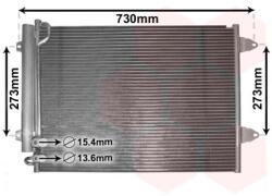 VAN WEZEL Condensator, climatizare VAN WEZEL 58005225 (58005225)