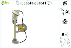 VALEO Mecanism actionare geam VALEO 850840 (850840)
