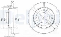 DELPHI Disc frana DELPHI BG3226 (BG3226) - automobilus