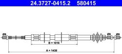 ATE Cablu, frana de parcare ATE 24.3727-0415.2 (24.3727-0415.2)