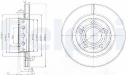 DELPHI Disc frana DELPHI BG3525 (BG3525)