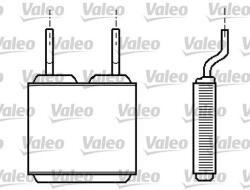 VALEO Schimbător de căldură, încălzire habitaclu VALEO 812149 (812149)
