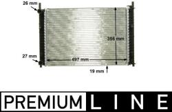 MAHLE Radiator, racire motor MAHLE BEHR *** PREMIUM LINE *** CR 1354 000P (CR 1354 000P)