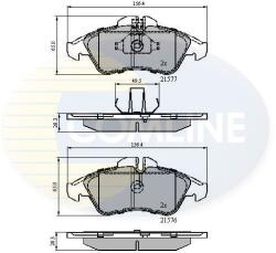COMLINE set placute frana, frana disc COMLINE CBP0212 (CBP0212)