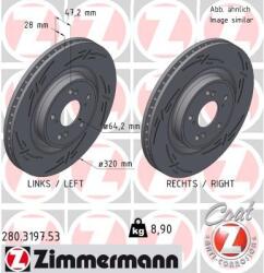 ZIMMERMANN Disc frana ZIMMERMANN BLACK Z 280.3197. 53 (280.3197.53)