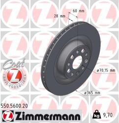 ZIMMERMANN Disc frana ZIMMERMANN COAT Z 550.5600. 20 (550.5600.20)