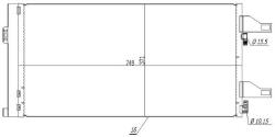 MTR Condensator, climatizare MTR 13054640 (13054640) - fixbox