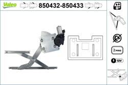 VALEO Mecanism actionare geam VALEO 850432 (850432)