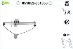 VALEO Mecanism actionare geam VALEO 851853 (851853)