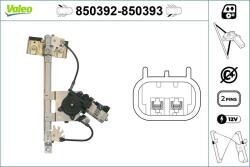 VALEO Mecanism actionare geam VALEO 850393 (850393)