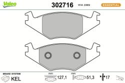 VALEO set placute frana, frana disc VALEO 302716 (302716)