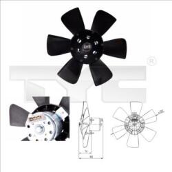 TYC Ventilator, radiator TYC 837-0007 (837-0007)