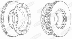 BERAL Disc frana BERAL BCR222A (BCR222A)