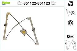 VALEO Mecanism actionare geam VALEO 851123 (851123)
