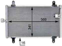 MAHLE Condensator, climatizare MAHLE BEHR AC 514 000S (AC 514 000S)