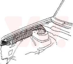 VAN WEZEL Aripa interioara VAN WEZEL 5810220 (5810220)