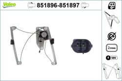 VALEO Mecanism actionare geam VALEO 851896 (851896)