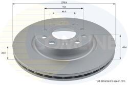 COMLINE Disc frana COMLINE ADC1456V (ADC1456V)