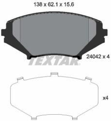 TEXTAR set placute frana, frana disc TEXTAR 2404201 (2404201)