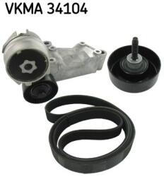 SKF Set curea transmisie cu caneluri SKF VKMA 34104 (VKMA 34104)