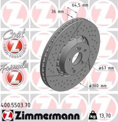 ZIMMERMANN Disc frana ZIMMERMANN FORMULA Z 400.5503. 70 (400.5503.70)