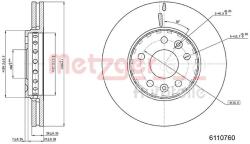 Metzger Autoteile Disc frana METZGER AUTOTEILE 6110760 (6110760)