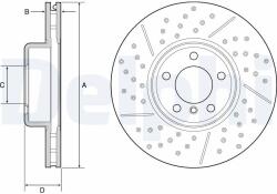 DELPHI Disc frana DELPHI BG9234C (BG9234C)