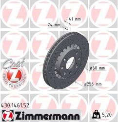 ZIMMERMANN Disc frana ZIMMERMANN SPORT Z 430.1461. 52 (430.1461.52)