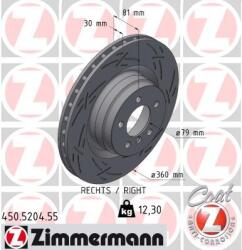 ZIMMERMANN Disc frana ZIMMERMANN BLACK Z 450.5204. 55 (450.5204.55)
