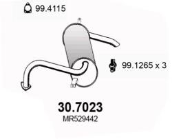 ASSO Toba esapament finala ASSO 30.7023 (30.7023)