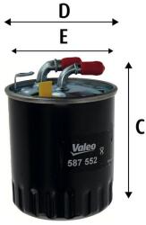 VALEO filtru combustibil VALEO 587552 (587552)