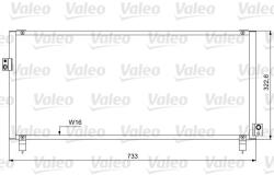 VALEO Condensator, climatizare VALEO 814052 (814052)