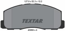 TEXTAR set placute frana, frana disc TEXTAR 2095501 (2095501)