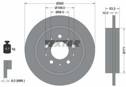 TEXTAR Disc frana TEXTAR 92051400 (92051400)
