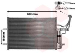 VAN WEZEL Condensator, climatizare VAN WEZEL 27005184 (27005184)