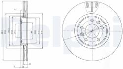 DELPHI Disc frana DELPHI BG4150 (BG4150)