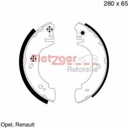Metzger Autoteile Set saboti frana METZGER AUTOTEILE MG 807 (MG 807)