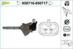 VALEO Mecanism actionare geam VALEO 850716 (850716)