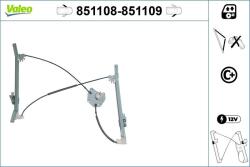 VALEO Mecanism actionare geam VALEO 851109 (851109)