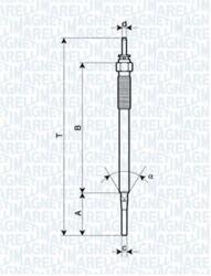 Magneti Marelli Bujie incandescenta MAGNETI MARELLI 062900036304 (062900036304)